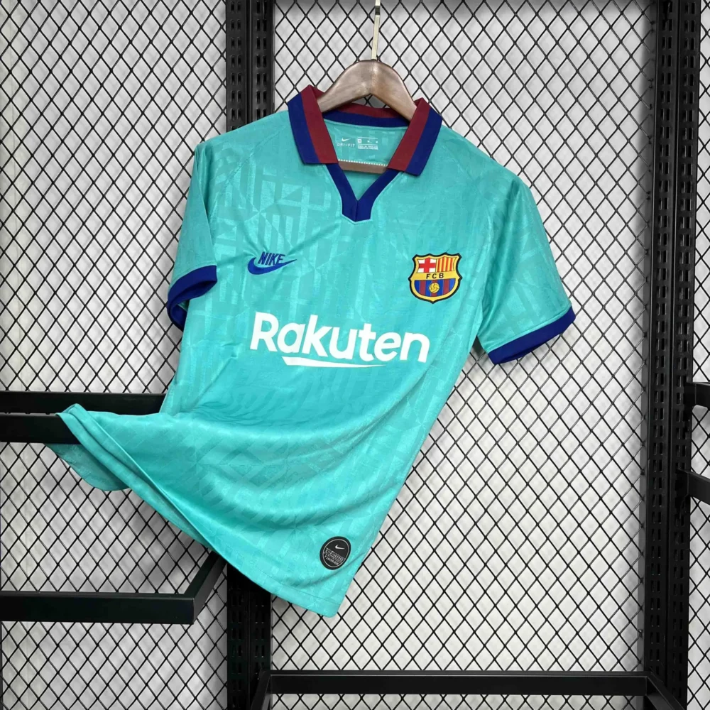 Barcelona Retro Jersey Third Away Soccer Shirt 2019/20 - Image 3