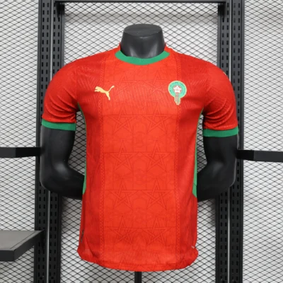 Morocco Authentic Soccer Jersey Home Shirt 2024-25