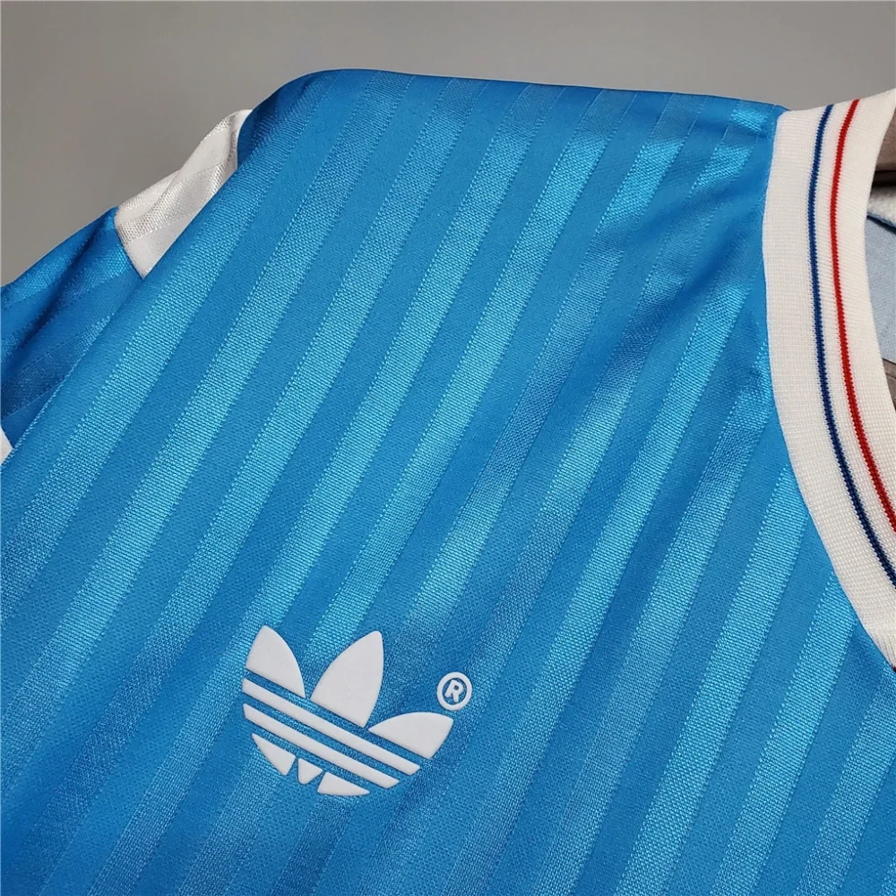 Marseille Retro Soccer Jersey Away Custom Shirt 1989-91 - Image 5