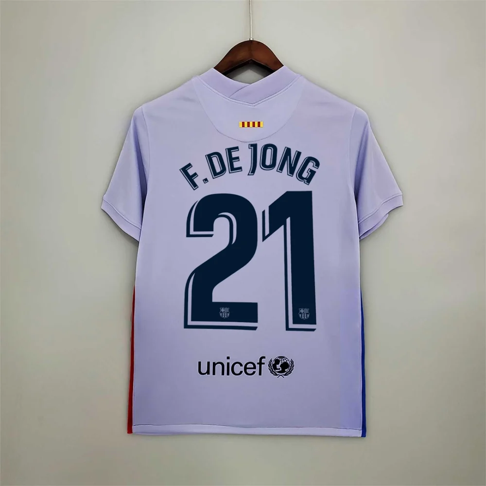 Barcelona Retro Jersey Away Soccer Shirt 2021/22 - Image 18