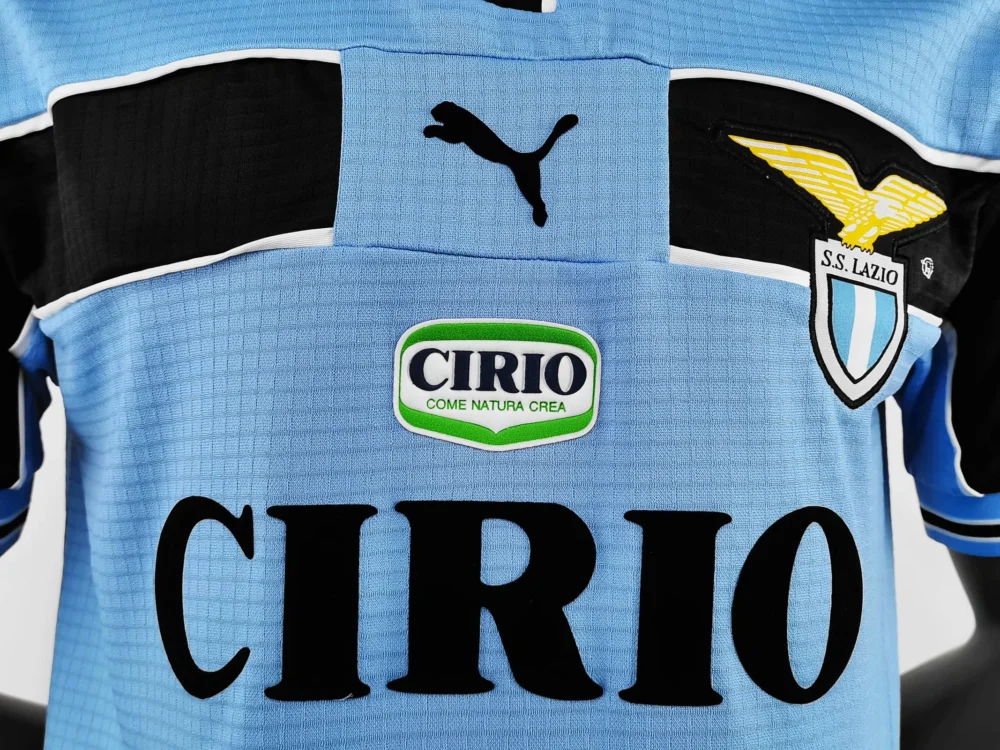 Lazio Retro Soccer Jersey Home Custom Shirt 1998/99 - Image 9