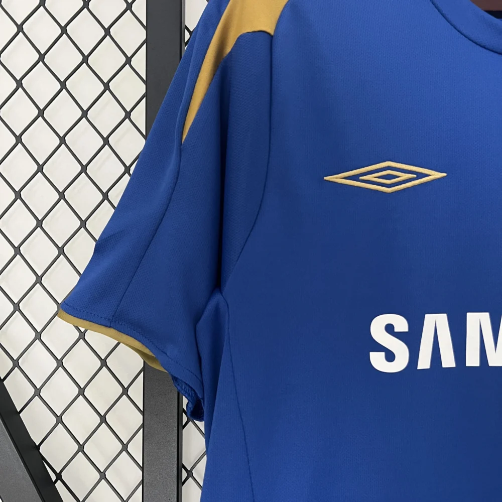 Chelsea Retro Football Jersey Home Shirt 2005-06 - Image 6
