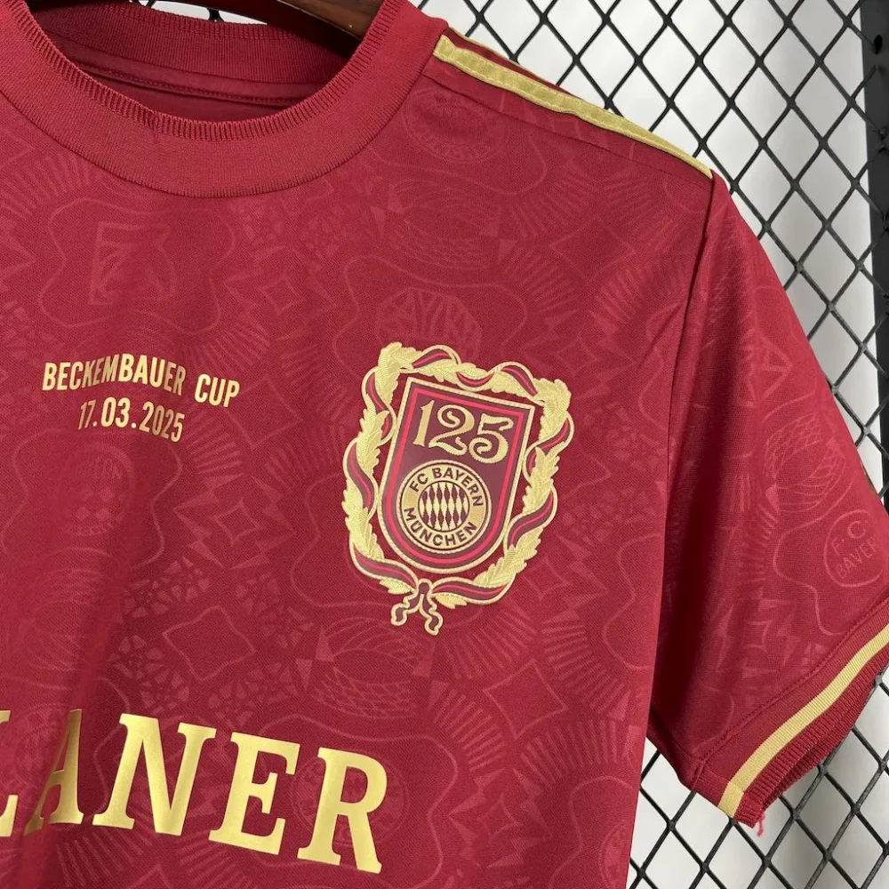 Bayern Munich Soccer Jersey 125th Anniversary Beckenbauer Cup Shirt 2025/26 - Image 5