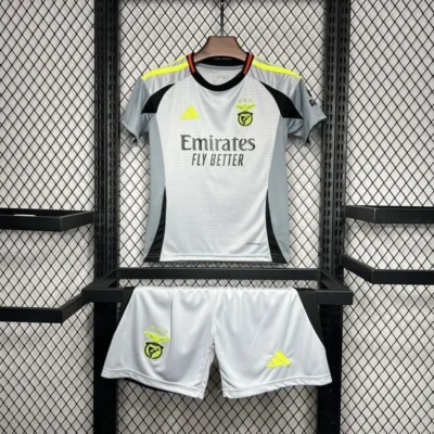 Benfica Soccer Jersey Third Away Kids Kit Jersey+Shorts 2024/25