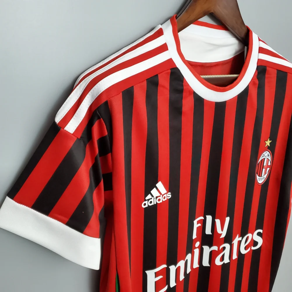 AC Milan Retro Soccer Jersey Home Custom Shirt 2011/12 - Image 4