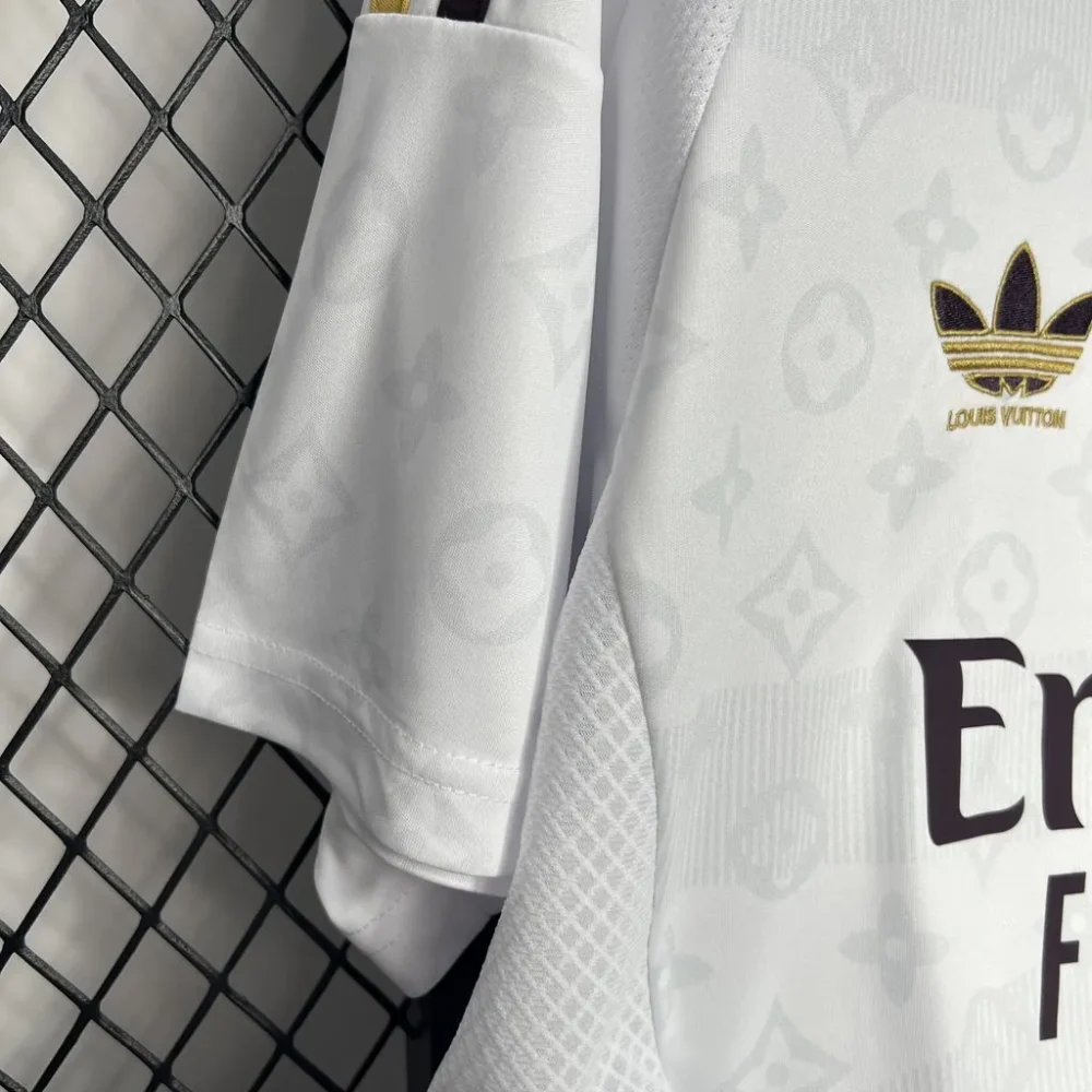 Real Madrid Soccer Jersey LV Joint Custom Shirt 2024/25 - Image 5
