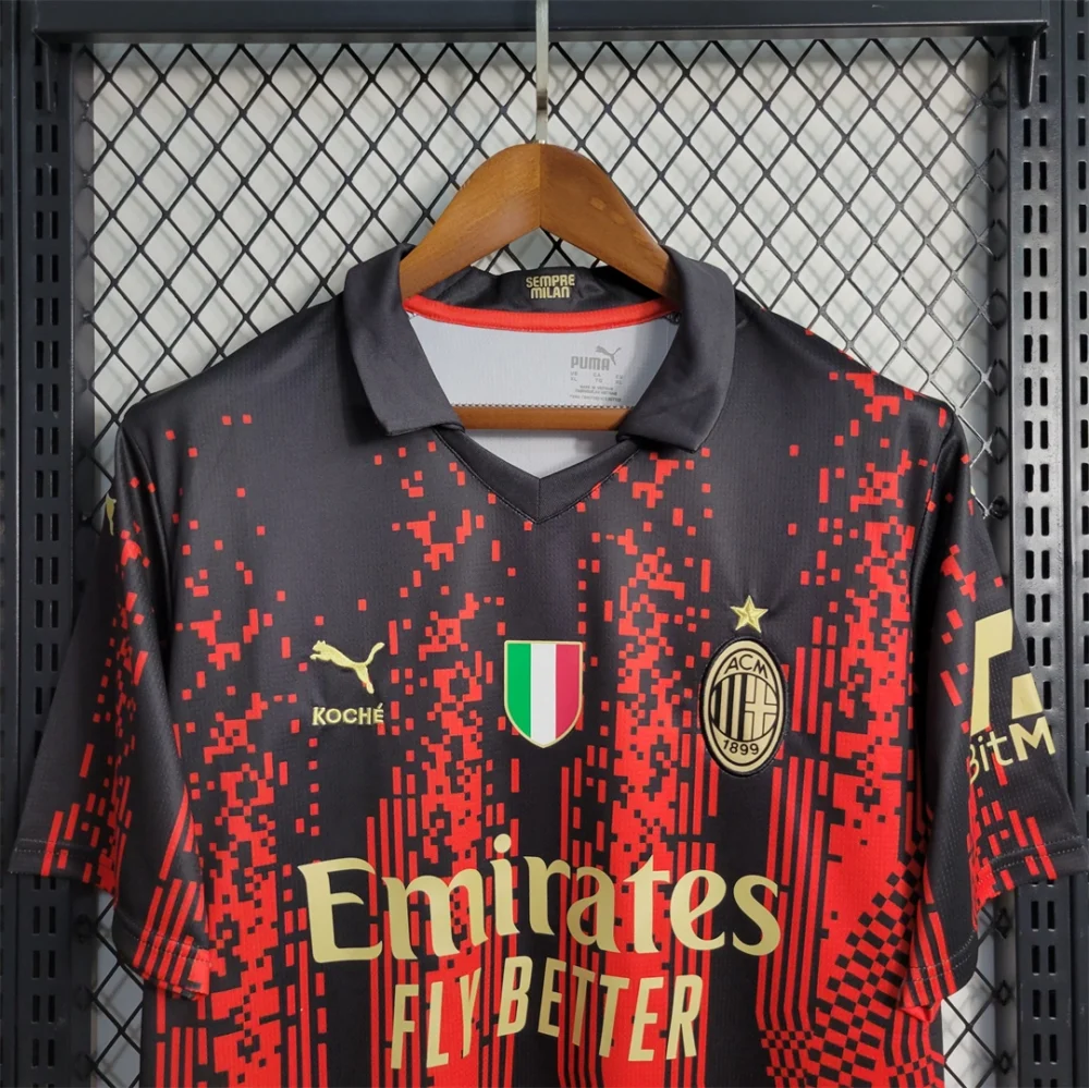 AC Milan Retro Soccer Jersey Fourth Away Custom Shirt 2022/23 - Image 4