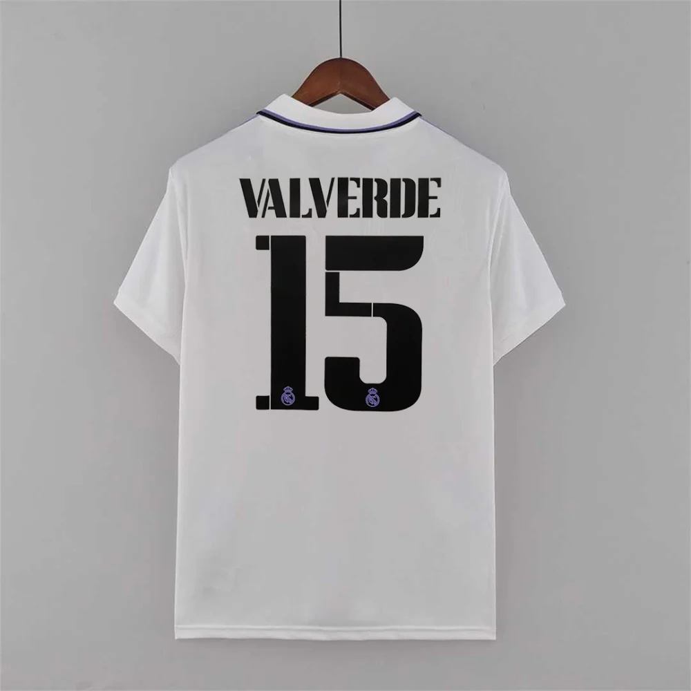 Real Madrid Soccer Jersey Home Custom Shirt 2022/23 - Image 19