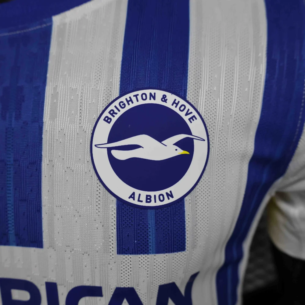 Brighton & Hove Albion Authentic Football Jersey Home Shirt 2024/25 - Image 4