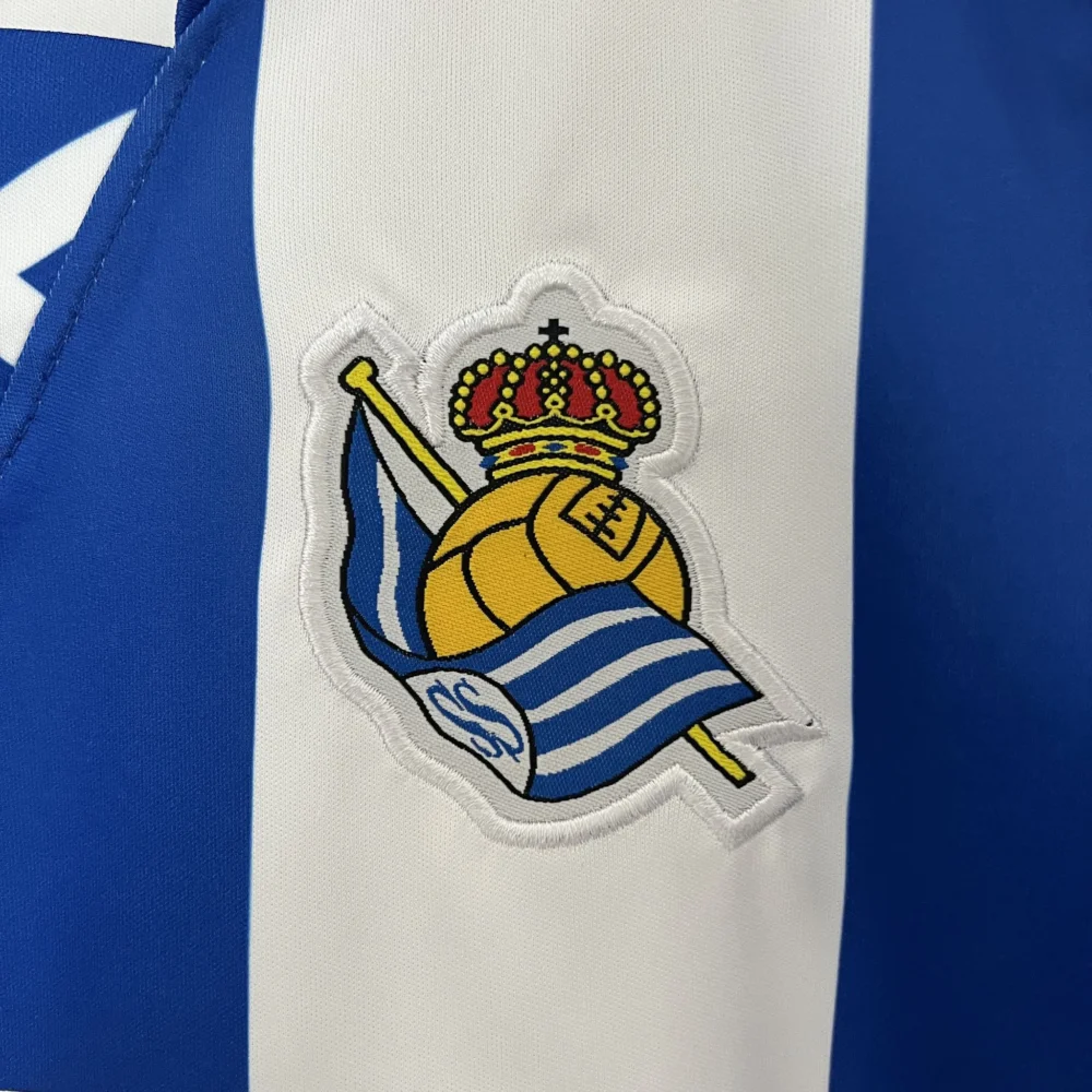 Real Sociedad Soccer Jersey Home Kids Kit Jersey+Shorts 2024/25 - Image 5