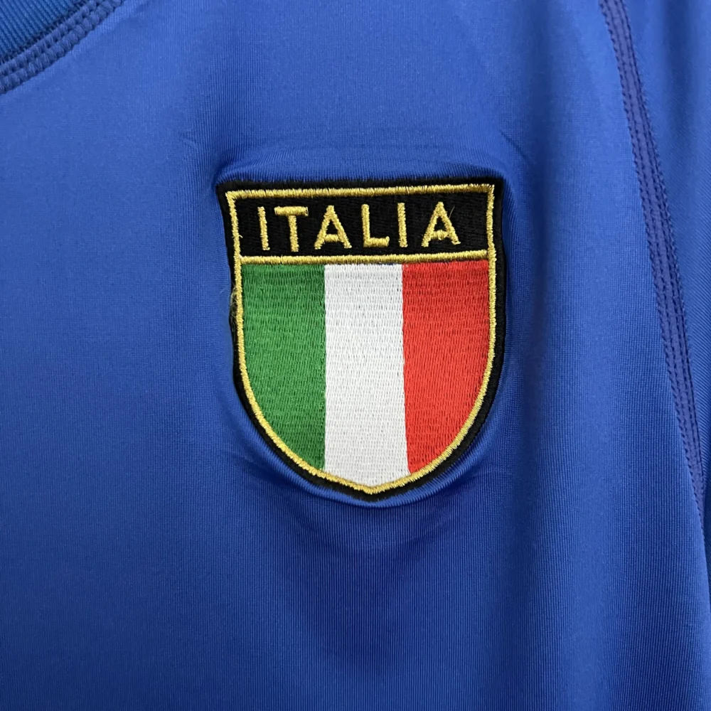 Italy Retro Soccer Jersey Home Custom Shirt 2000 - Image 4