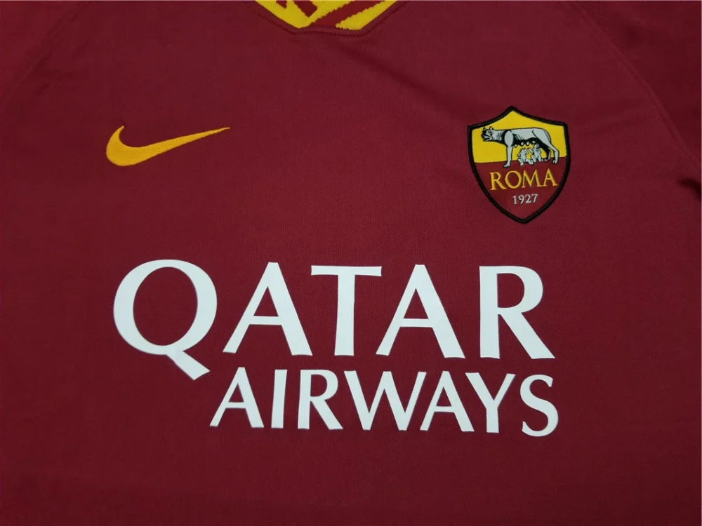 Roma Retro Soccer Jersey Home Custom Shirt 2019/20 - Image 4