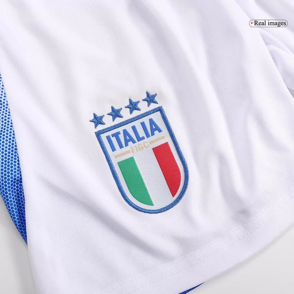 Italy Home Football Uniform Kids Kit Jersey+Shorts EURO 2024 - Image 14