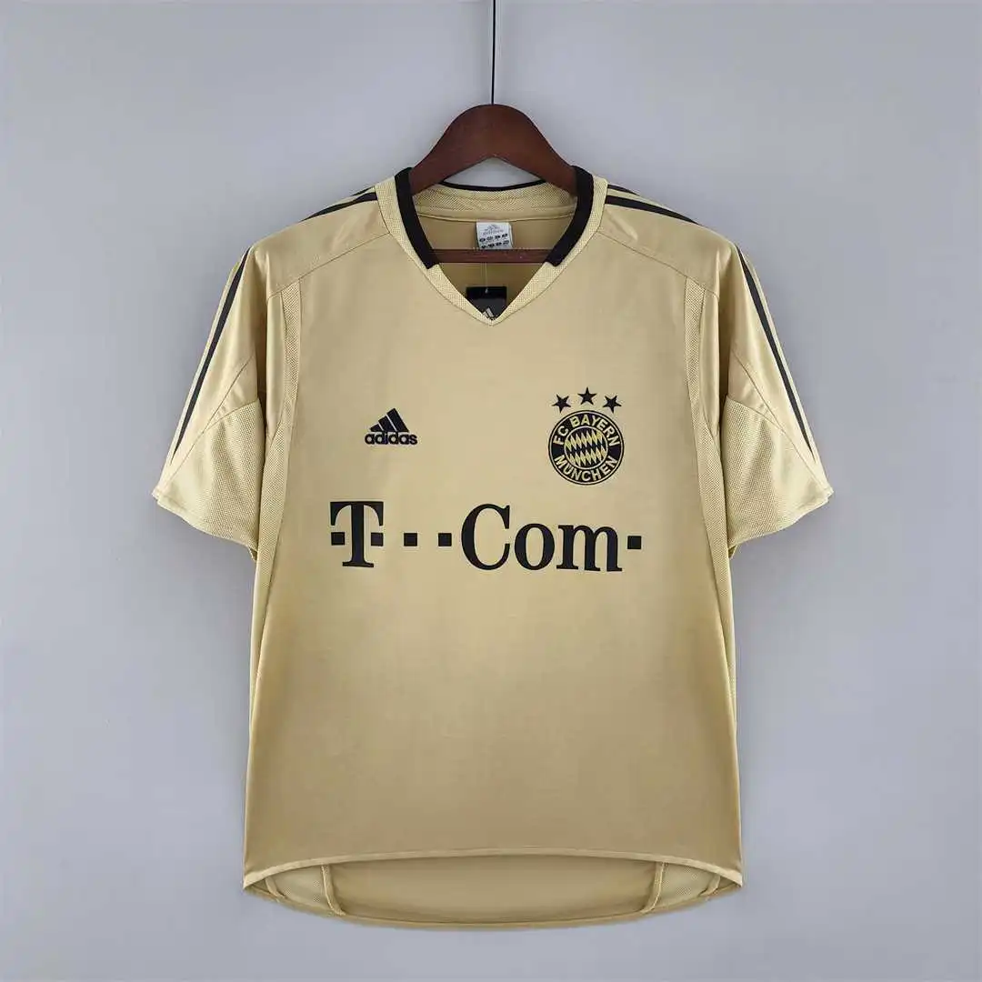 Bayern Munich Retro Jersey Away Soccer Shirt 2004/05