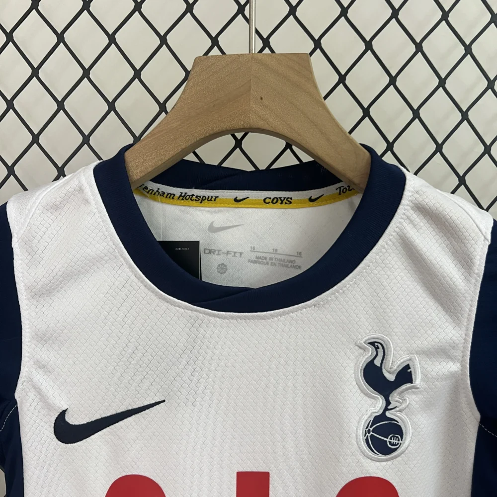 Tottenham Hotspur Football Jersey Home Kids Kit Jersey+Shorts 2024/25 - Image 3