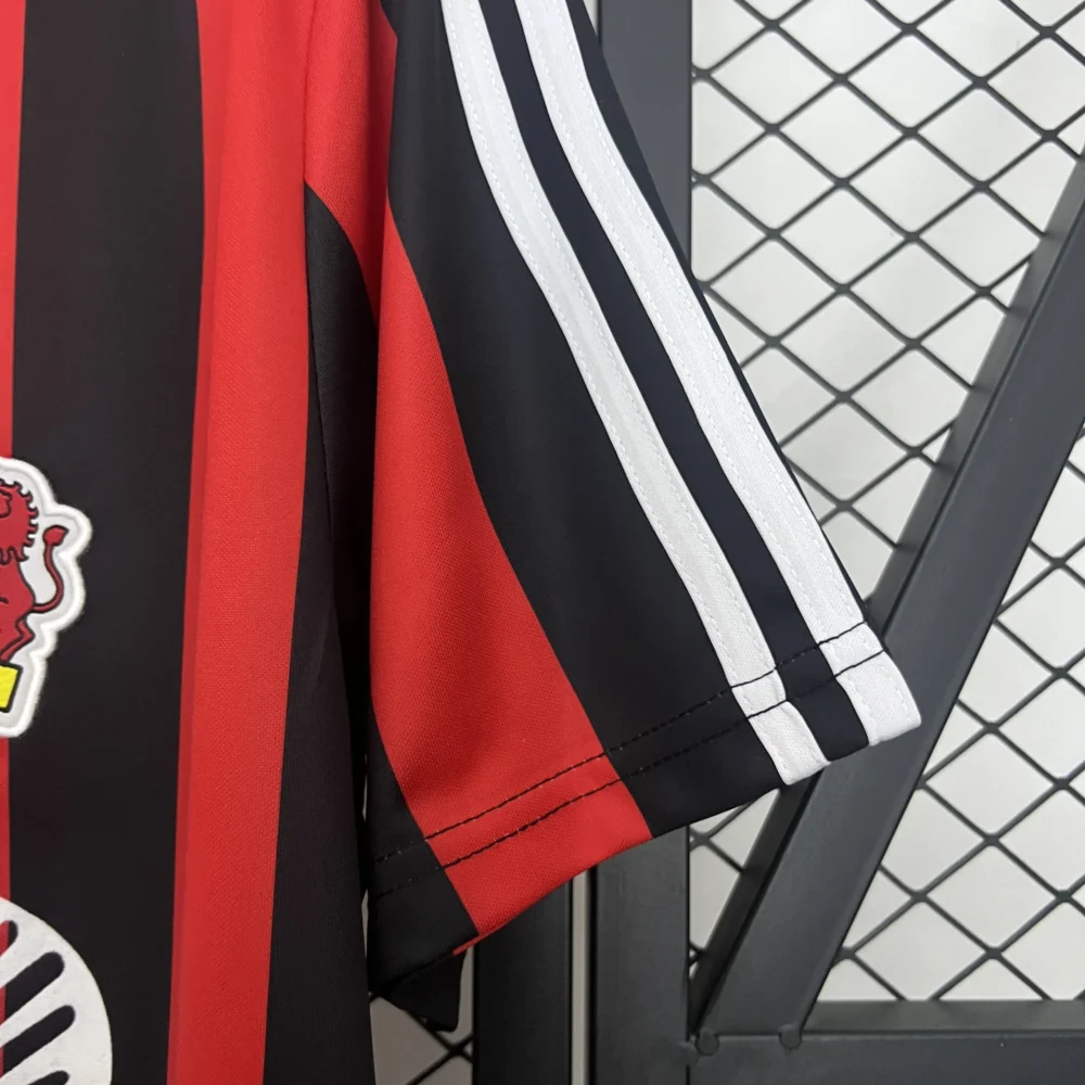 Bayer 04 Leverkusen Retro Soccer Jersey Home Custom Shirt 2001/02 - Image 6