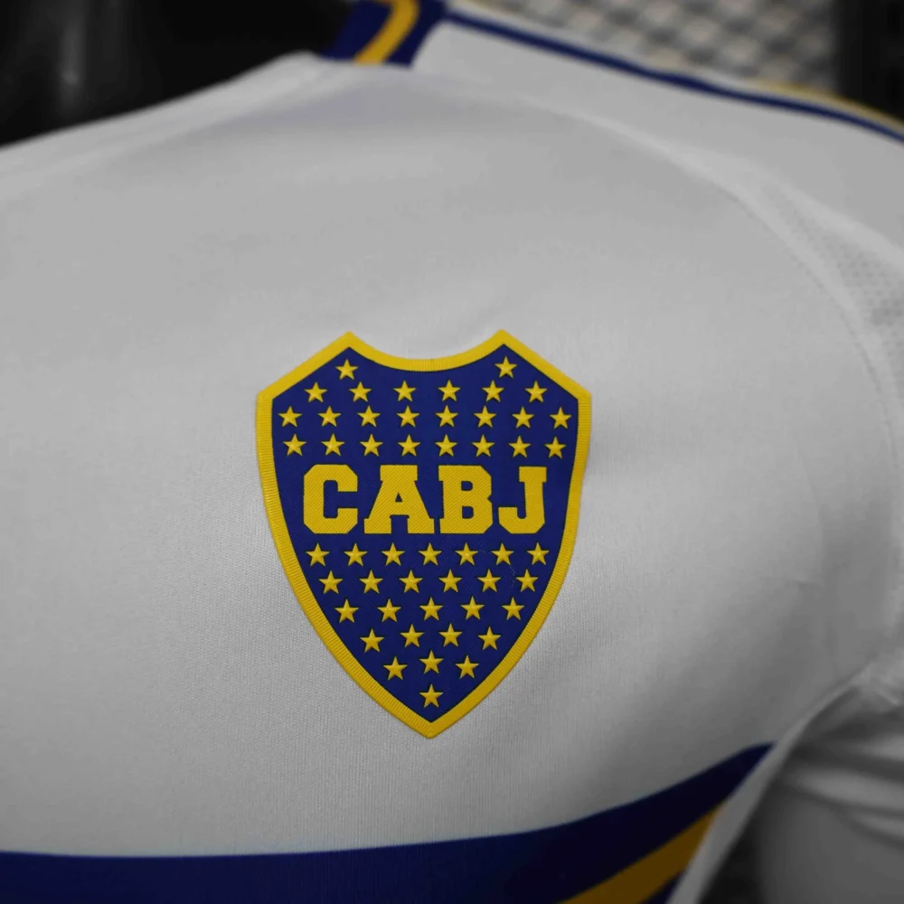 Boca Juniors Authentic Soccer Jersey Away Long Sleeve Shirt 2024/25 - Image 5