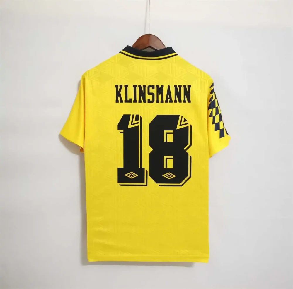 Tottenham Hotspur Retro Football Jersey Away Custom Shirt 1992/94 - Image 9