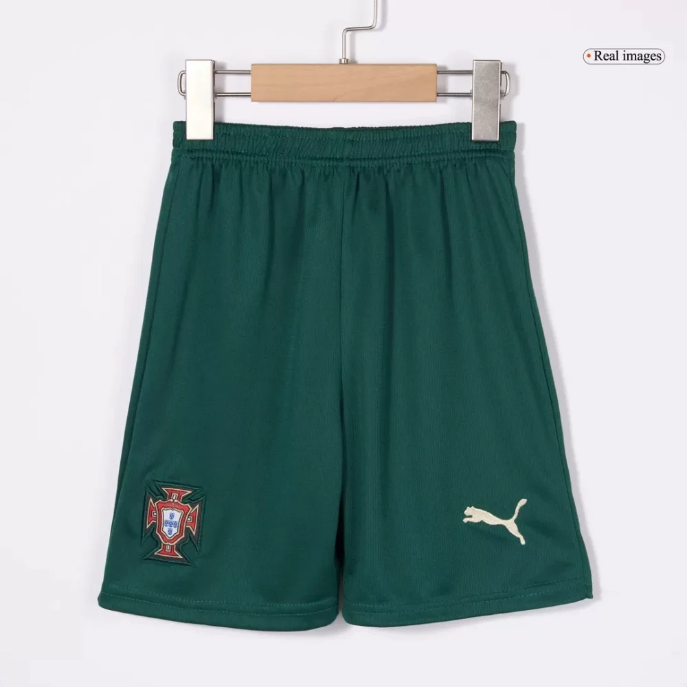 Portugal Home Football Uniform Kids Kit Jersey+Shorts 2025 - Image 12