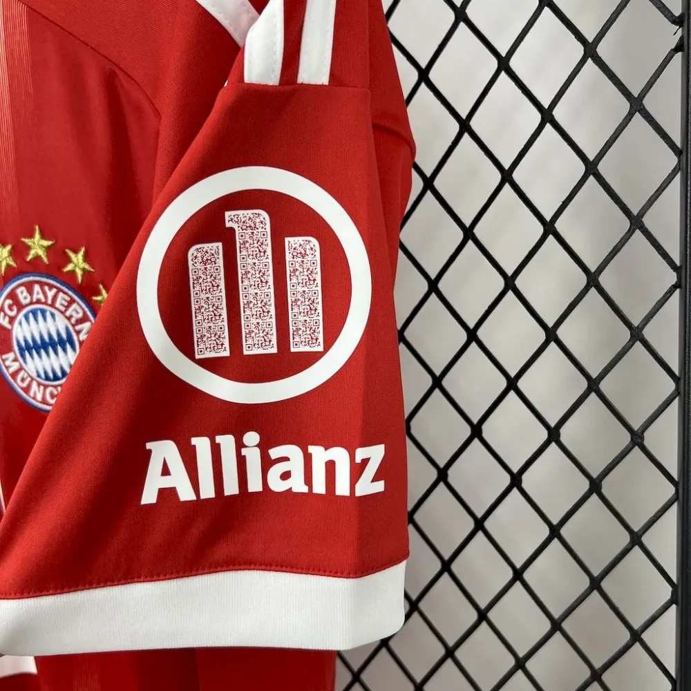 Bayern Munich Soccer Jersey Home Shirt 2025/26 - Image 6
