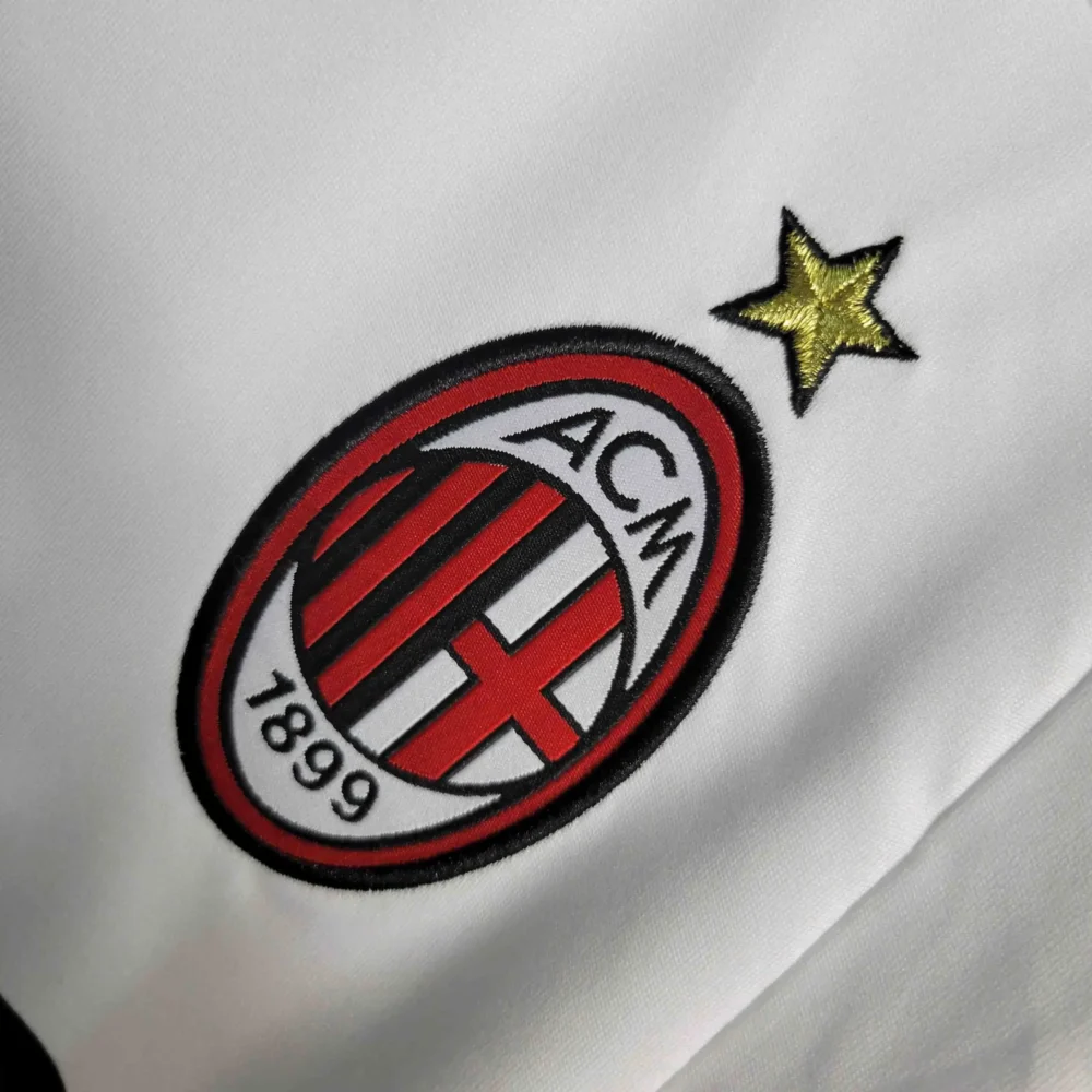 AC Milan Retro Soccer Jersey Away Custom Shirt 2007/08 - Image 5