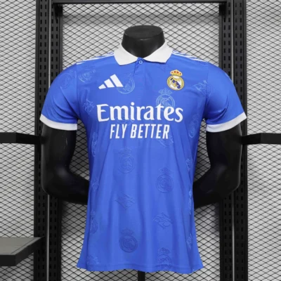 Real Madrid Authentic Soccer Jersey Retro Style Special Edition Shirt 2025/26