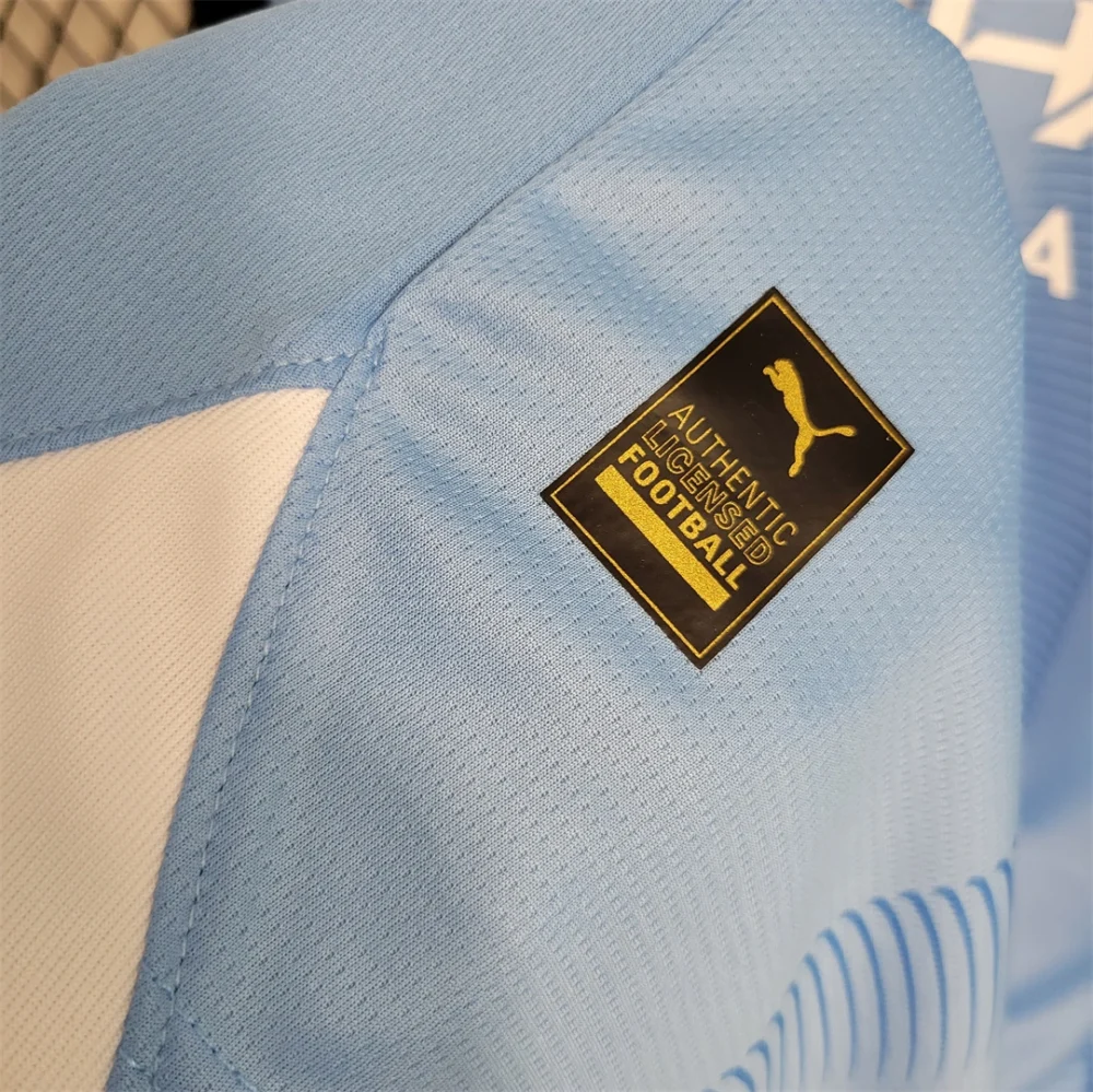Manchester City Football Jersey Home Long Sleeve Shirt 2023/24 - Image 8