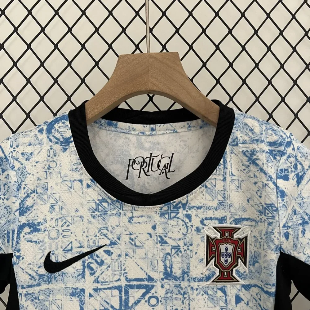 Portugal Away Football Uniform Kids Kit Jersey+Shorts EURO 2024 - Image 3