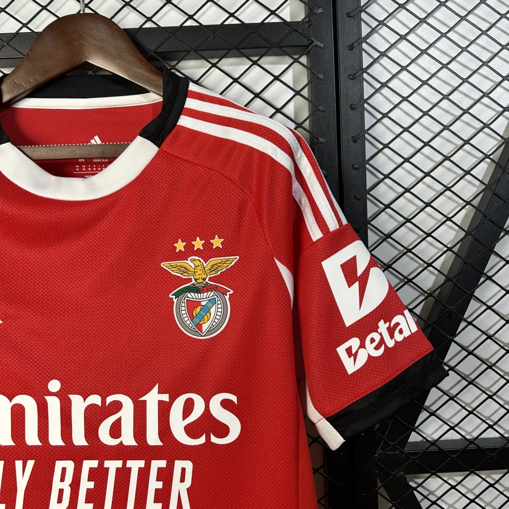 Benfica Soccer Jersey Home Custom Shirt 2025/26 - Image 4