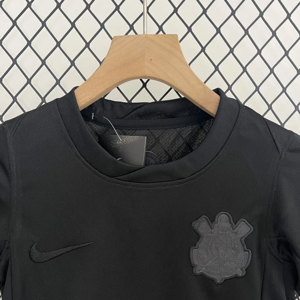 Corinthians Soccer Jersey Away Kids Kit Jersey+Shorts 2024 - Image 6