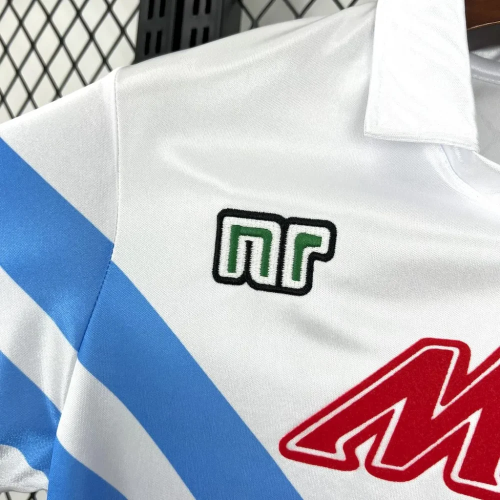 Napoli Retro Soccer Jersey Away Custom Shirt 1988-89 - Image 3