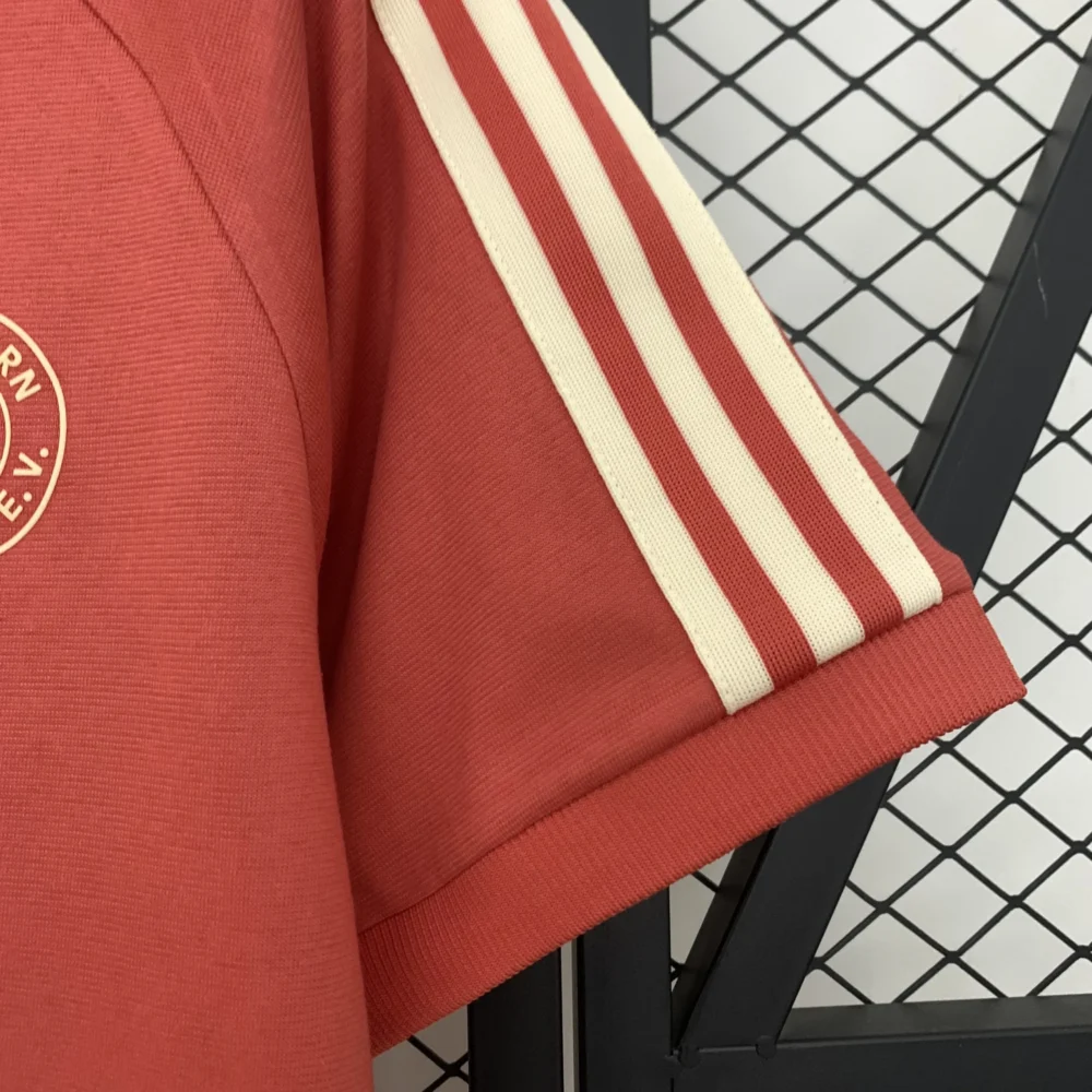Bayern Munich Soccer Jersey Cotton Custom T-shirt 2025/26 - Image 7