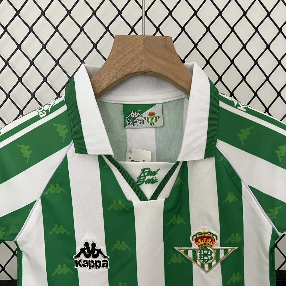 Real Betis Retro Jersey Home Kids Kit Jersey+Shorts 1995/97 - Image 3