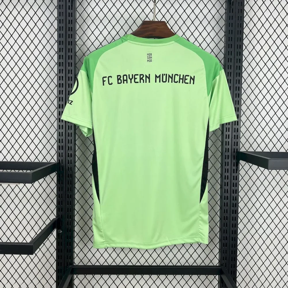 Bayern Munich Soccer Jersey Green Goalkeeper Shirt 2025/26 - Image 2