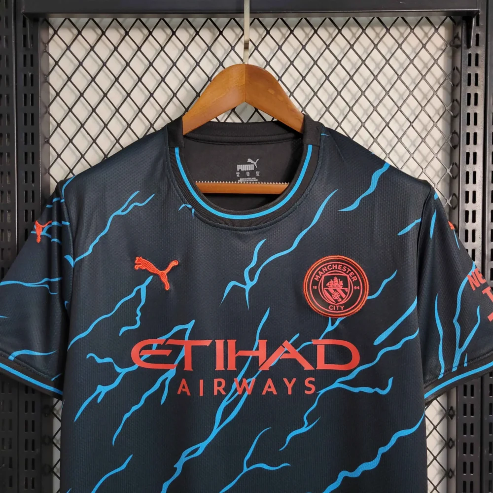 Manchester City Football Jersey Third Away Shirt 2023/24 - Image 4
