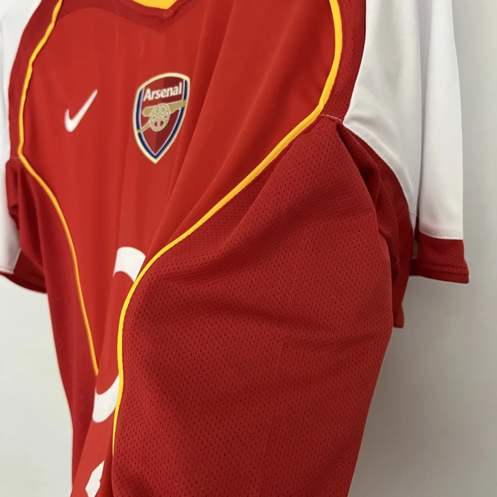 Arsenal Soccer Retro Jersey Home Custom Shirt 2004-05 - Image 7