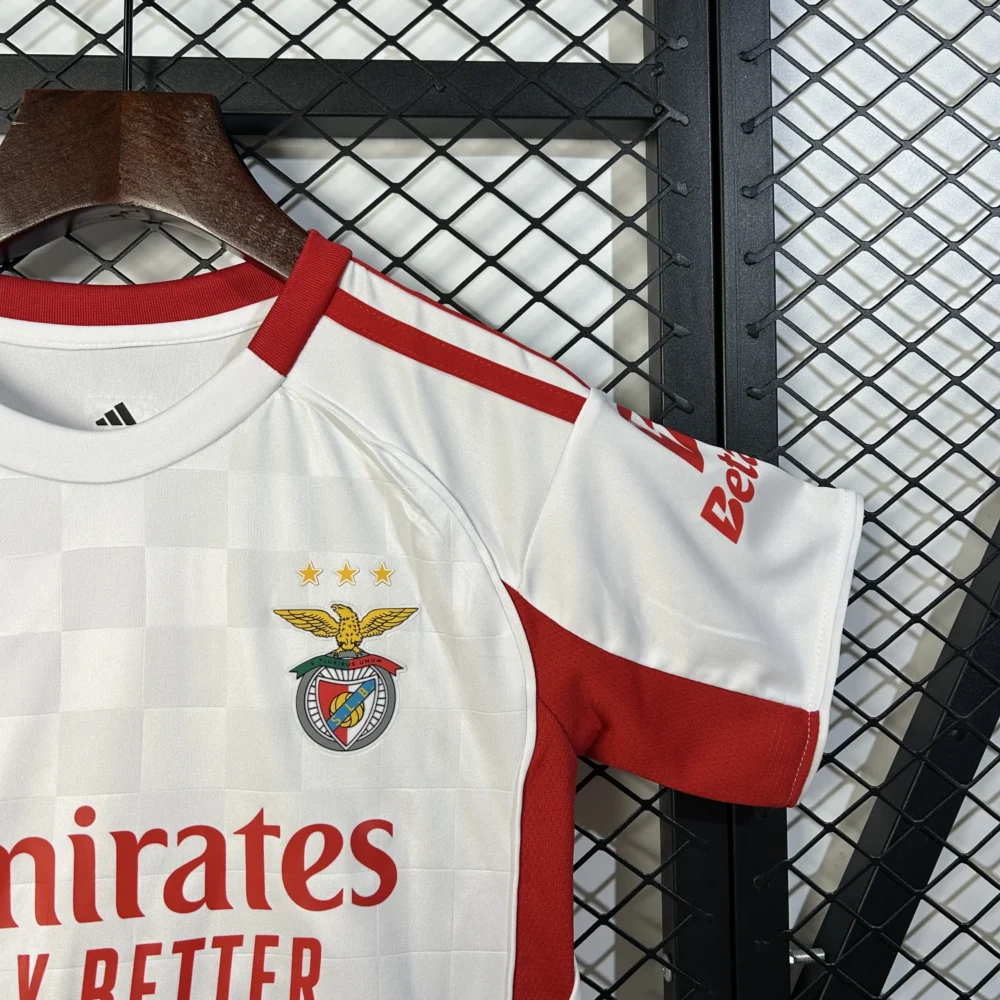 Benfica Soccer Jersey Third Away Kids Kit Jersey+Shorts 2025/26 - Image 3