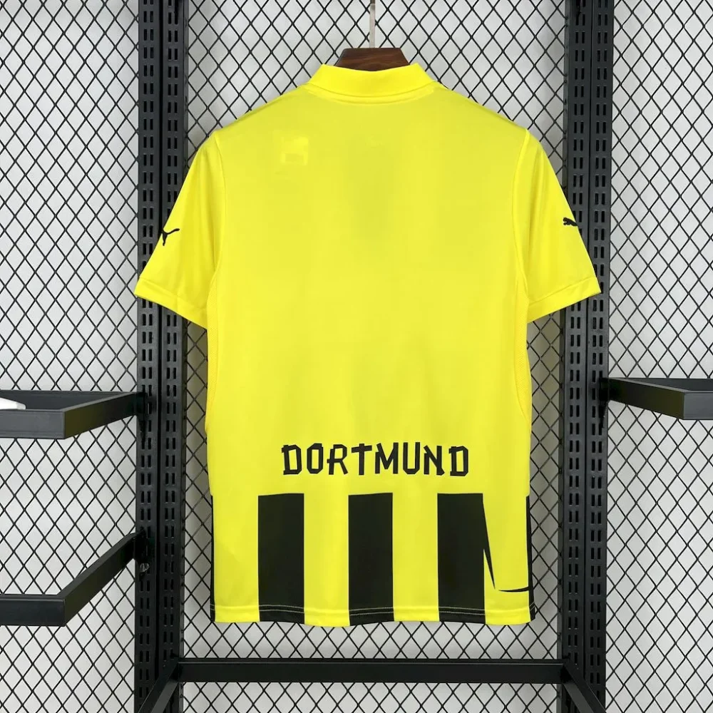 Borussia Dortmund Retro Jersey Home Soccer Shirt 2012-13 - Image 2
