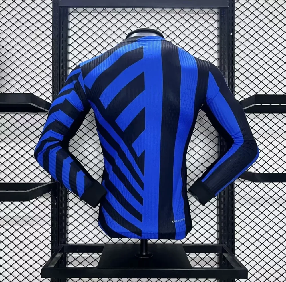 Authentic Soccer Jersey Inter Milan Home Long Sleeve Shirt 2024/25 - Image 2