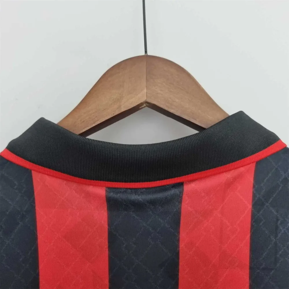 AC Milan Retro Soccer Jersey Home Custom Shirt 1995/96 - Image 6