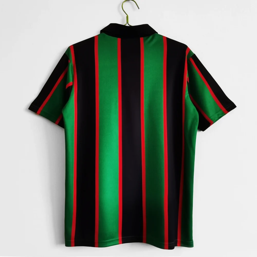 Aston Villa Retro Football Jersey Away Custom Shirt 1993-95 - Image 2