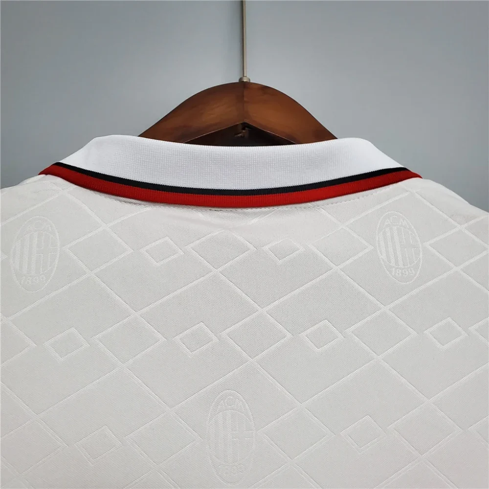 AC Milan Retro Soccer Jersey Away Custom Shirt 1993/94 - Image 8
