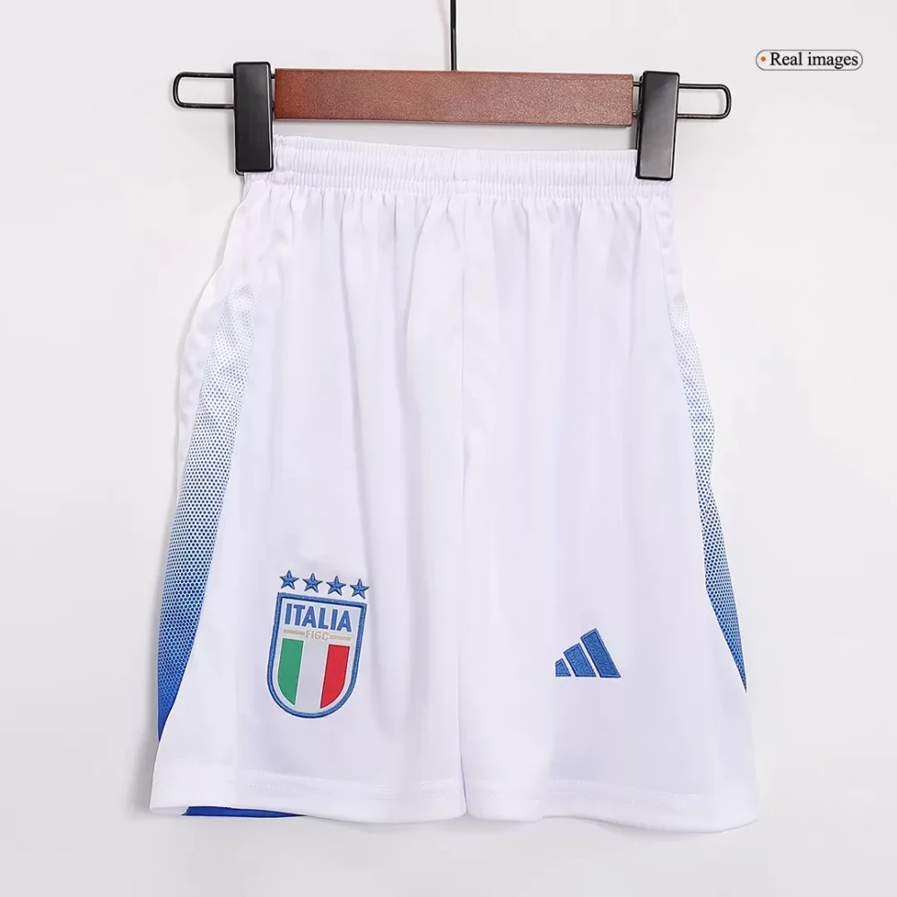 Italy Home Football Uniform Kids Kit Jersey+Shorts EURO 2024 - Image 11