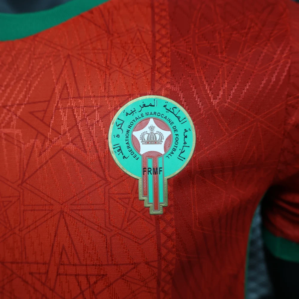 Morocco Authentic Soccer Jersey Home Shirt 2024-25 - Image 5