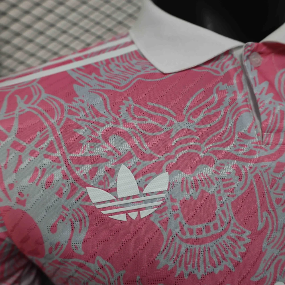 Real Madrid Authentic Soccer Jersey Dragon Pink Special Edition Shirt 2025/26 - Image 4