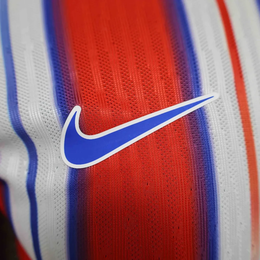 Authentic Soccer Jersey Atletico Madrid Home Long Sleeve Shirt 2024/25 - Image 3