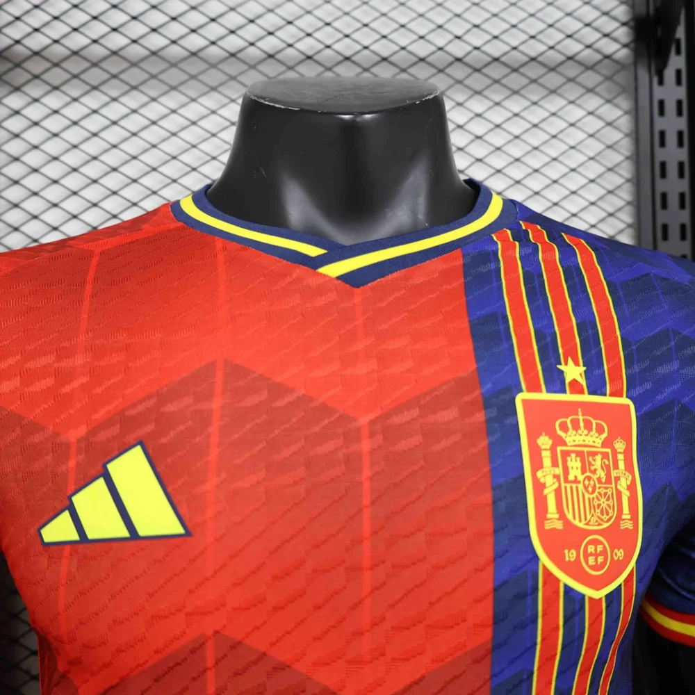 Spain Authentic Soccer Jersey Special Edition Shirt 2024 - Image 3