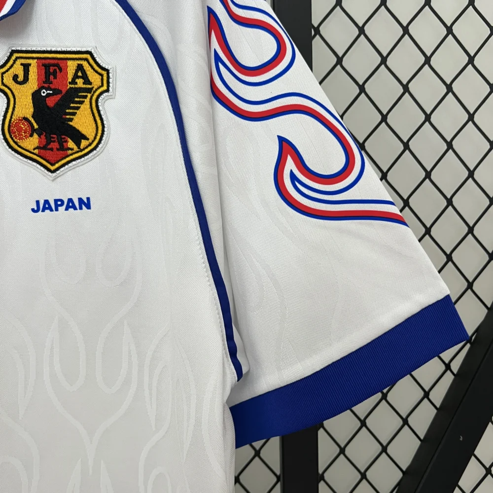 Japan Retro Soccer Jersey Away Custom Shirt 1998 - Image 4