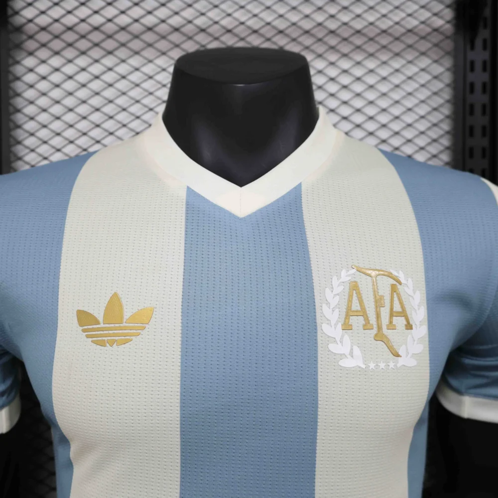 Argentina Authentic Soccer Jersey Shirt 2024 50th Anniversary - Image 3