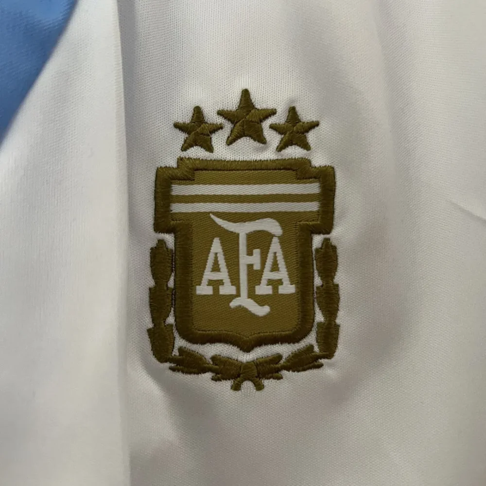 Argentina Home Soccer Uniform Kids Kit Jersey+Shorts 2024 - Image 5